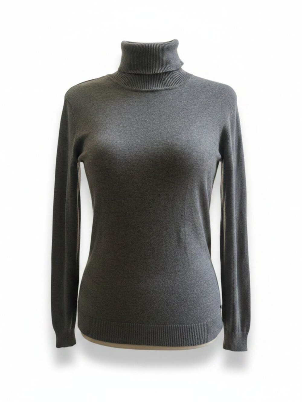 Calvin Klein Light Gray Turtleneck Sweater Size Medium